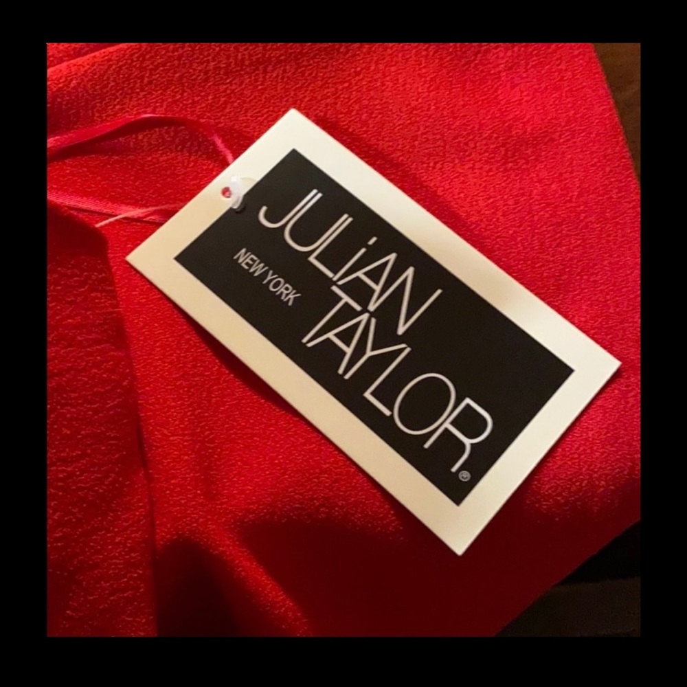 JULIAN TAYLOR NEW YORK - RED DRESS - Picture 4 of 4